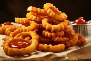 Curly Fries Arby's AI Generated photo