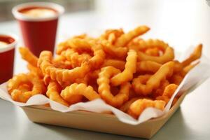 Curly Fries Arby's AI Generated photo