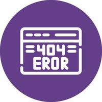 404 Error Creative Icon Design vector