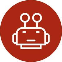 Robot Face Creative Icon Design vector