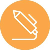 Light Pen Creative Icon Design vector