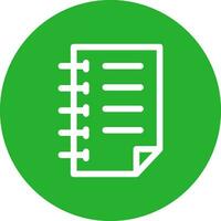 Notebook Creative Icon Design vector