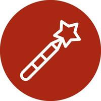 Magic Wand Creative Icon Design vector