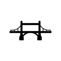 puente icono vector diseño plantillas