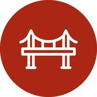 Bridge Creative Icon Design vector