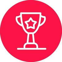 Trophy Creative Icon Design vector