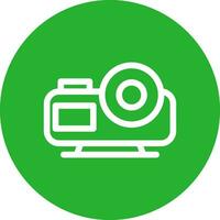 Projector Creative Icon Design vector