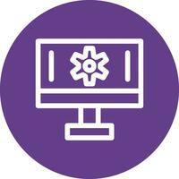 Setting Creative Icon Design vector