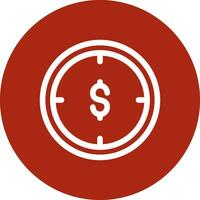 Money Hour Creative Icon Design vector