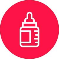 Feeding Bottle Creative Icon Design vector