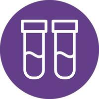 Test Tube Creative Icon Design vector