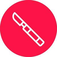 diseño de icono creativo de cuchillo vector