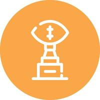 Trophy Creative Icon Design vector