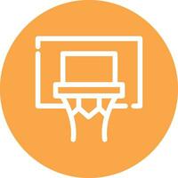 diseño de icono creativo de baloncesto vector