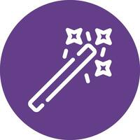 Magic Wand Creative Icon Design vector