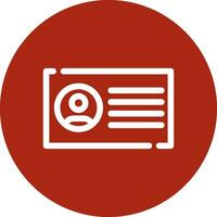 Id Card Creative Icon Design vector