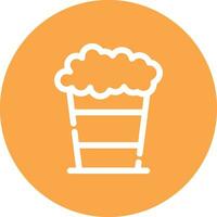 Popcorn Creative Icon Design vector