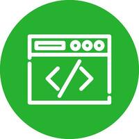 Coding Creative Icon Design vector