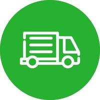 Delivery Truck Creative Icon Design vector