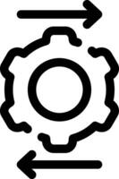 Machine to Machine Creative Icon Design vector