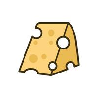 queso icono vector diseño plantillas blanco en antecedentes