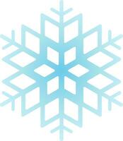 Snowflake icon vector for winter event. Simple snowflake vector in cold season. Snowflake design as an icon, symbol, winter or Christmas decoration