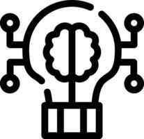 Deep Learning Creative Icon Design vector