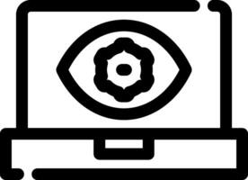 Computer Vision Creative Icon Design vector