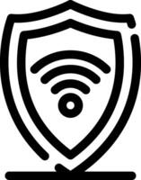 Smart Shield Creative Icon Design vector