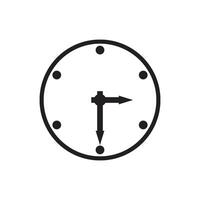 plantillas de diseño de vector de icono de reloj