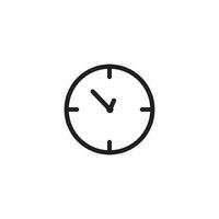 plantillas de diseño de vector de icono de reloj