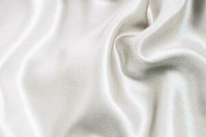 Silvery smooth silk texture of beauty silk photo