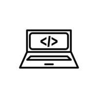 coding icon vector design templates