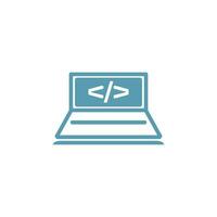 coding icon vector design templates