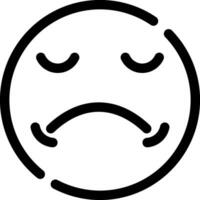 Sad Creative Icon Design vector