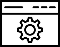 Browser Setting Creative Icon Design vector