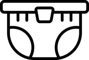 Diapers Creative Icon Design vector