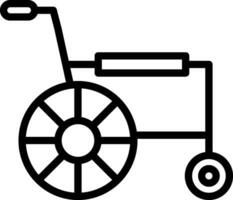 Wheelchair Creative Icon Design vector