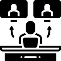 solid icon for coordination vector