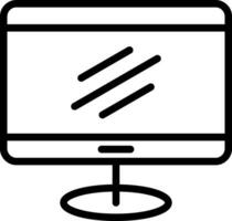 diseño de icono creativo lcd vector