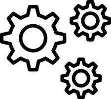 Setting Creative Icon Design vector