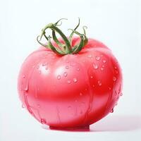 Tomato isolated on a white background. High resolution. photo