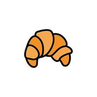 croissant icon vector design templates