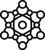 Atom Creative Icon Design vector