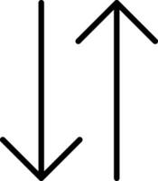 Double Arrow Creative Icon Design vector