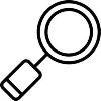 Magnifying Creative Icon Design vector