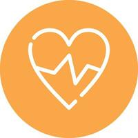 Heart Rate Creative Icon Design vector