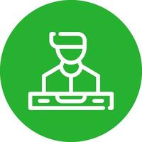 DJ Creative Icon Design vector