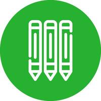 Pencils Creative Icon Design vector