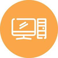 Computer Creative Icon Design vector